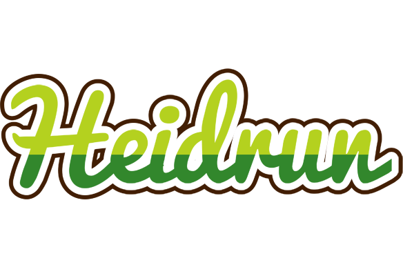 Heidrun golfing logo