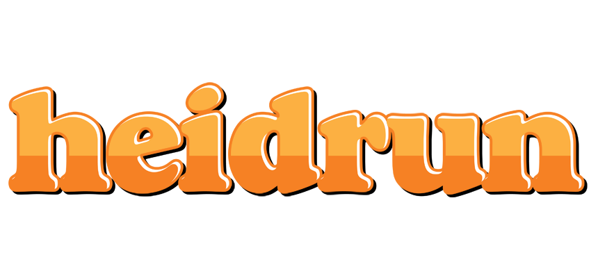 Heidrun orange logo