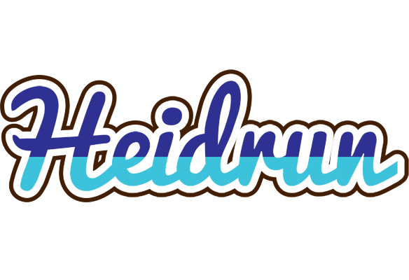 Heidrun raining logo