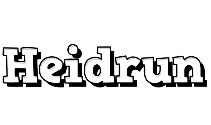 Heidrun snowing logo