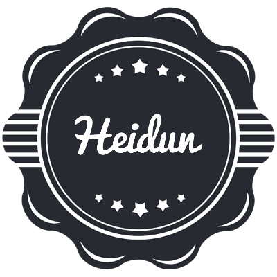 Heidun badge logo