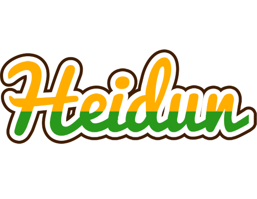 Heidun banana logo