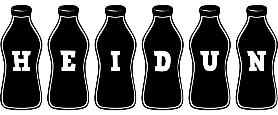 Heidun bottle logo