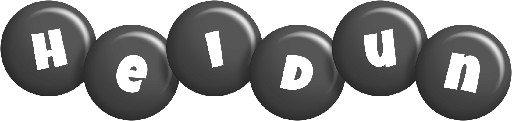 Heidun candy-black logo