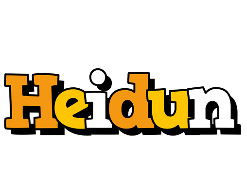 Heidun cartoon logo
