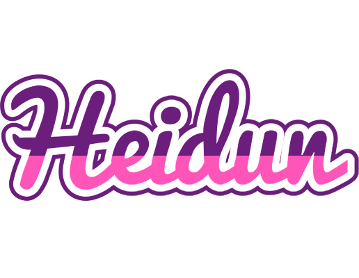 Heidun cheerful logo