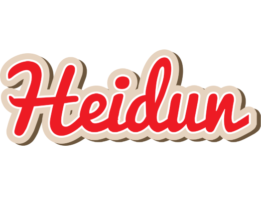 Heidun chocolate logo