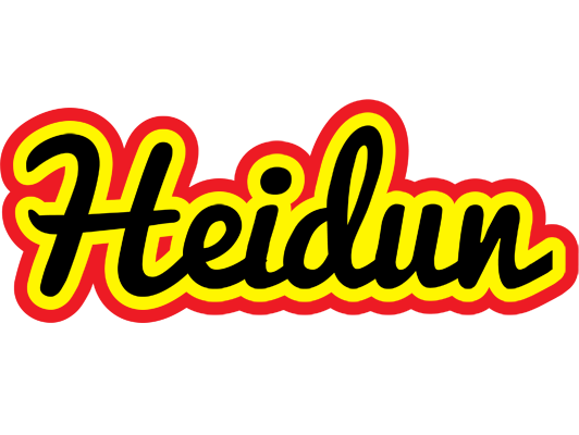 Heidun flaming logo
