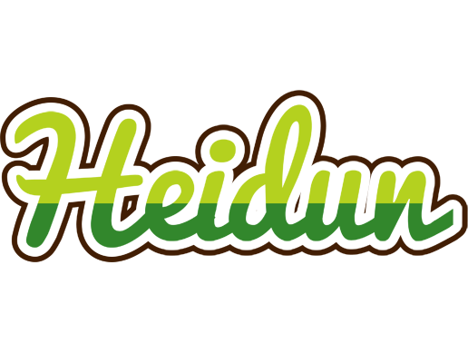 Heidun golfing logo