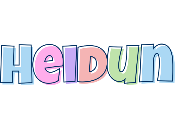 Heidun pastel logo