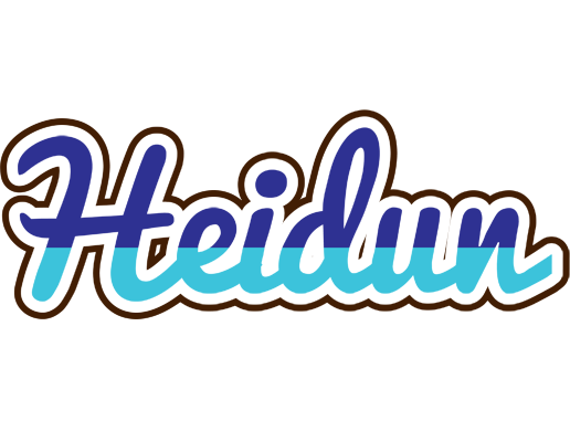 Heidun raining logo