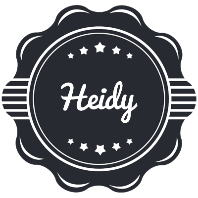 Heidy badge logo