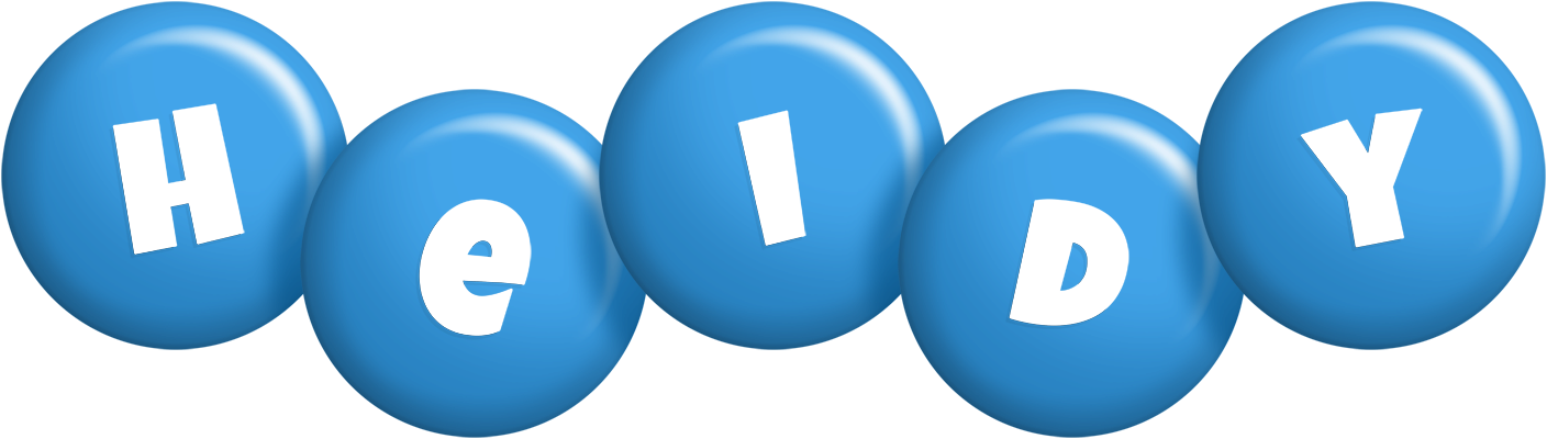 Heidy candy-blue logo