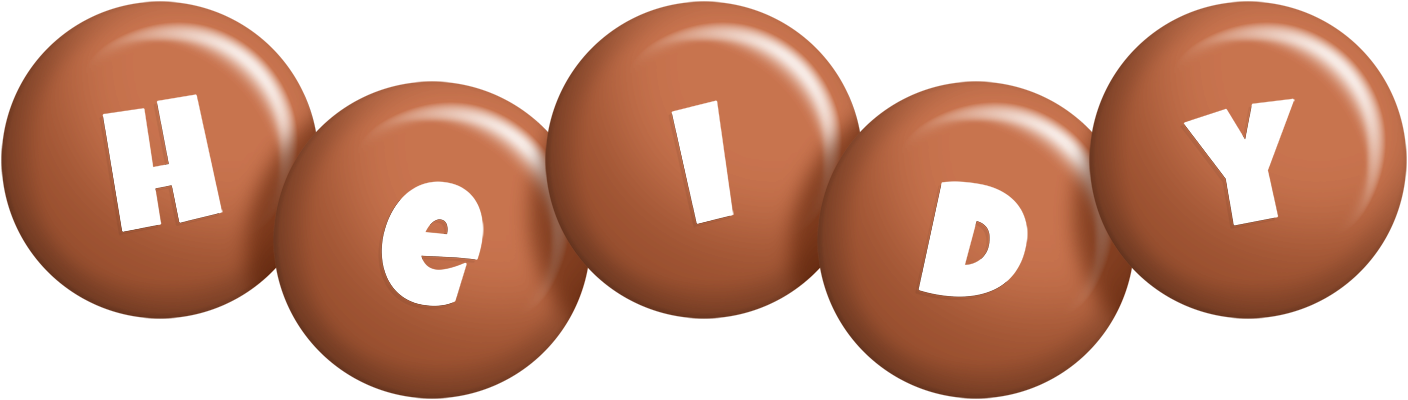 Heidy candy-brown logo