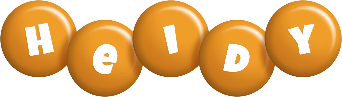 Heidy candy-orange logo