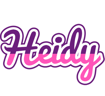 Heidy cheerful logo