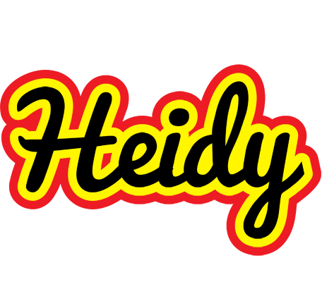 Heidy flaming logo
