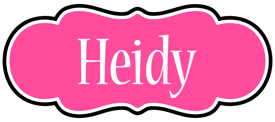 Heidy invitation logo