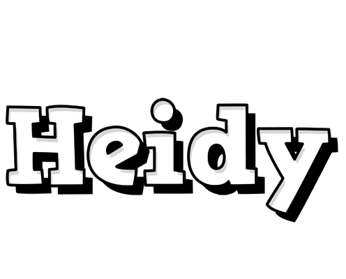 Heidy snowing logo