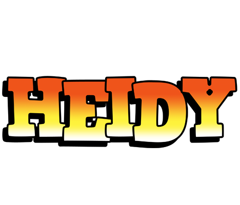 Heidy sunset logo
