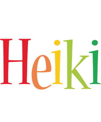 Heiki birthday logo