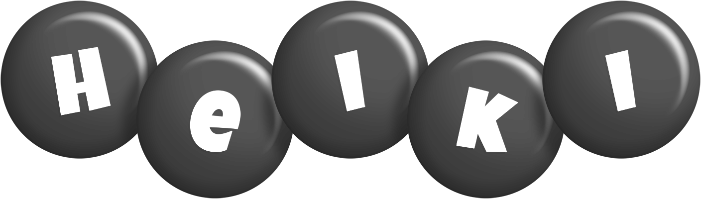Heiki candy-black logo