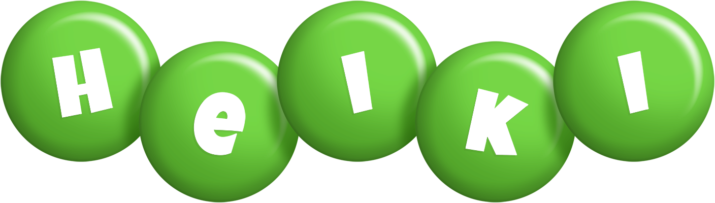 Heiki candy-green logo
