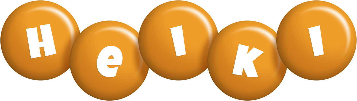 Heiki candy-orange logo