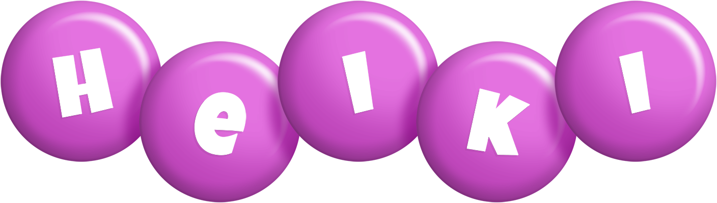 Heiki candy-purple logo