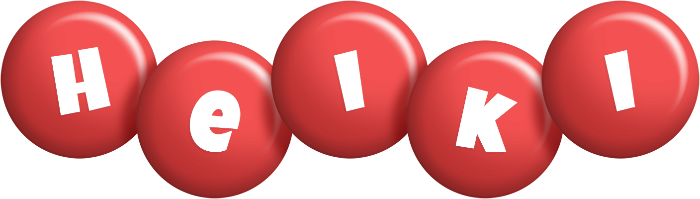 Heiki candy-red logo
