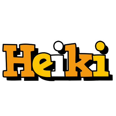 Heiki cartoon logo