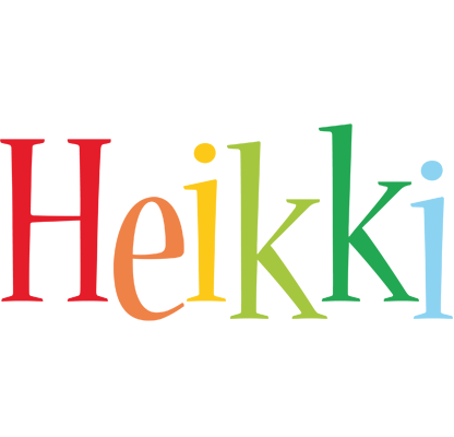 Heikki birthday logo