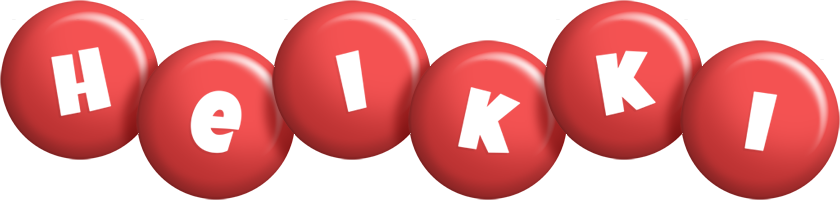 Heikki candy-red logo