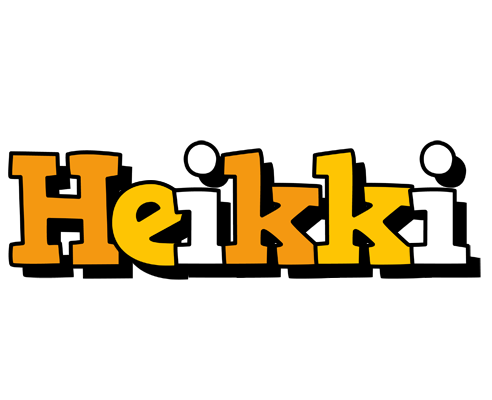 Heikki cartoon logo