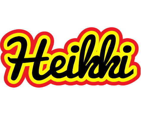 Heikki flaming logo