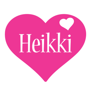 Heikki love-heart logo