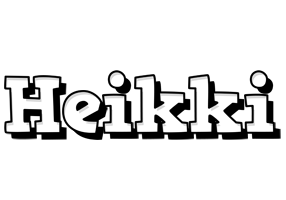 Heikki snowing logo