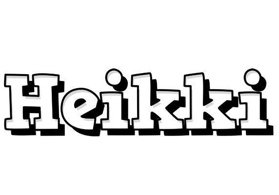 Heikki snowing logo