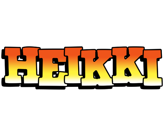 Heikki sunset logo