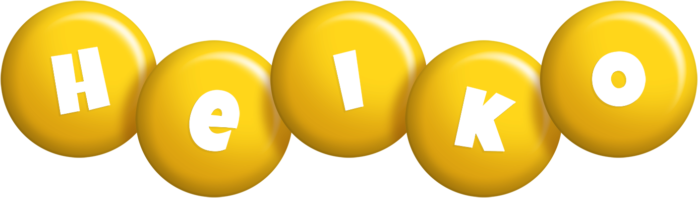 Heiko candy-yellow logo