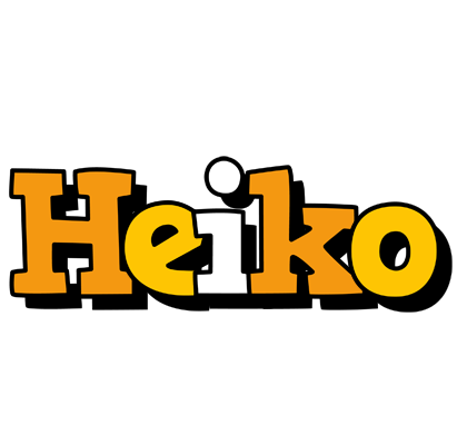 Heiko cartoon logo