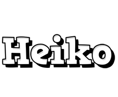 Heiko snowing logo