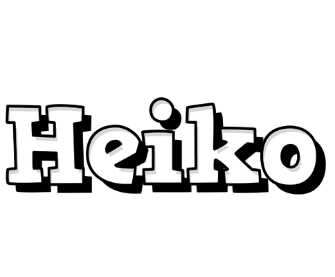 Heiko snowing logo