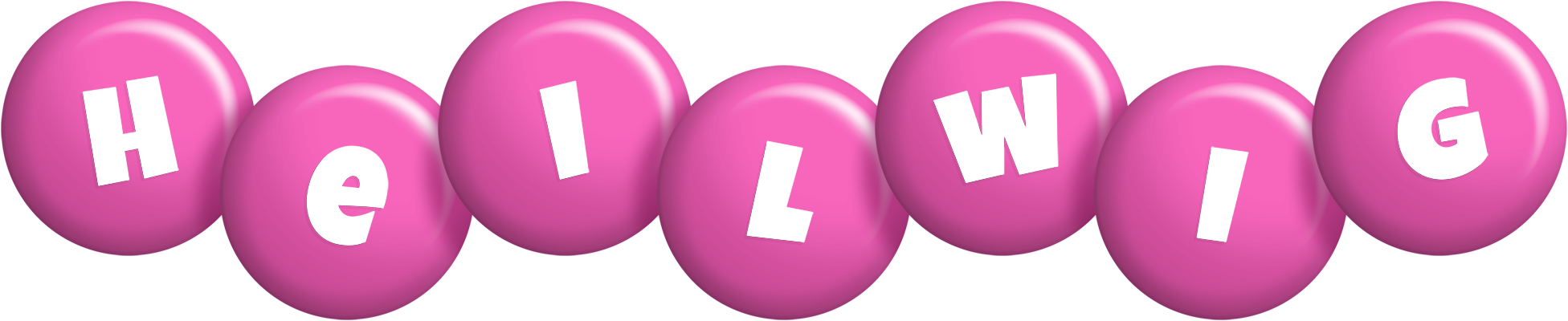 Heilwig candy-pink logo