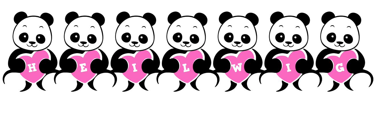 Heilwig love-panda logo