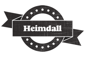 Heimdall grunge logo