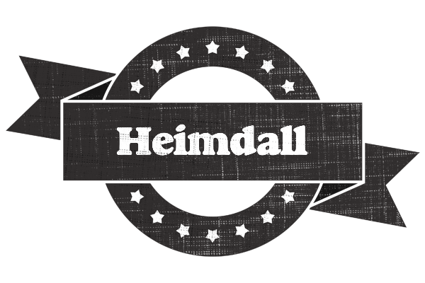 Heimdall grunge logo