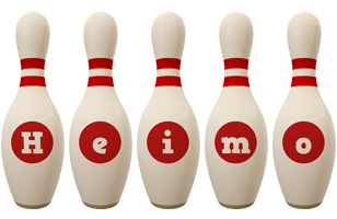 Heimo bowling-pin logo