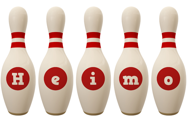 Heimo bowling-pin logo