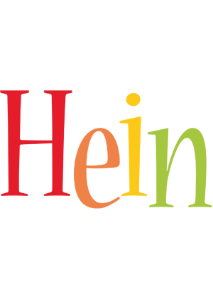 Hein birthday logo